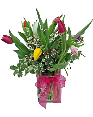 Tulip-Tastic Flower Arrangement