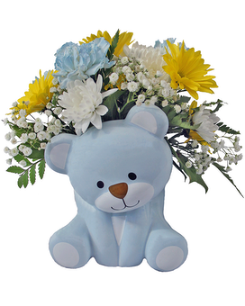 Standard size, 9 inches height and 10 inches wide.