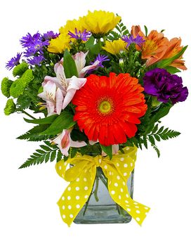 Citrus Splash Flower Arrangement