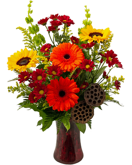 Autumn Fire Flower Arrangement