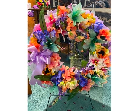 Wreaths with flowers Wreath