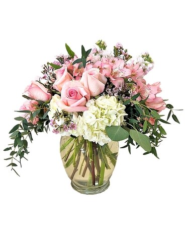 Vintage Garden Flower Arrangement