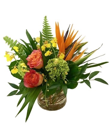 Tropical Sunset Flower Arrangement