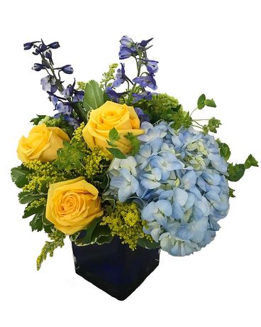 Blue Skies Flower Arrangement