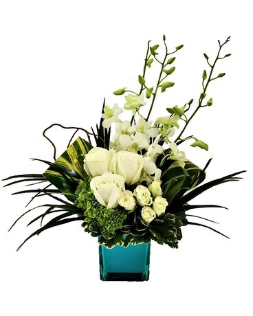 Aqua Escape Flower Arrangement