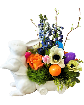 Easter Bunny Flower Arrangement