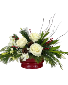 Home for the Holidays Flower Arrangement