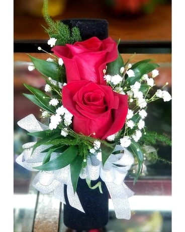 Double Rose Corsage Corsage