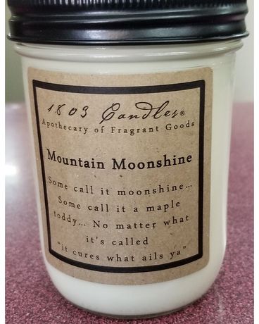 1803 Soy Candle Mountain Moonshine Jar Candle