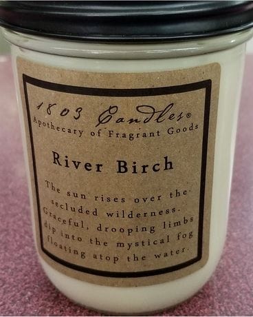 1803 Soy Candle river birch Jar Candle