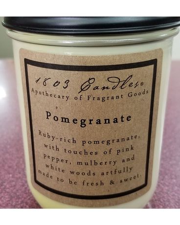 1803 Soy Candle Pomegranite Jar Candle