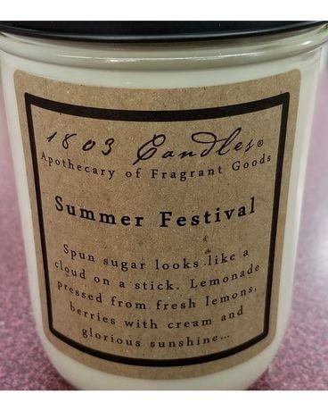 1803 Soy Candle Summer Festival Jar Candle