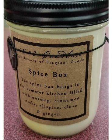 1803 Soy Candle Spice Box Jar Candle