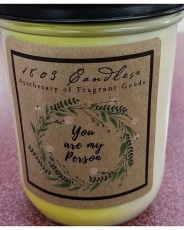 1803 Soy Candle You Are My Person Jar Candle
