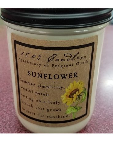 1803 Soy Candle Sunflower Jar Candle