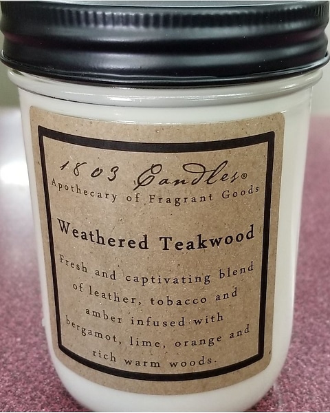 weathered tobacco candle 1803 Soy Candle Weathered Teakwood in Wentzville MO