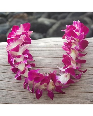 Orchid Lei Flower Arrangement