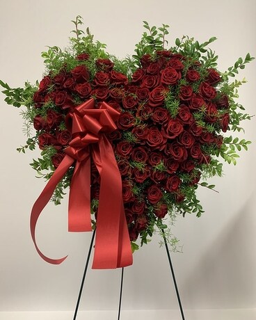 Loving Heart Tribute Funeral Arrangement