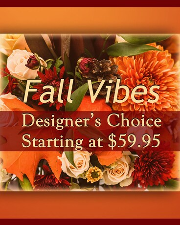 Fall Vibes Designer's Choice Flower Arrangement