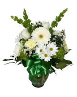 Swimcity☆Irish flower set-up Shimmering Papaya in Geneva NY - Don's Own Florist & Flower