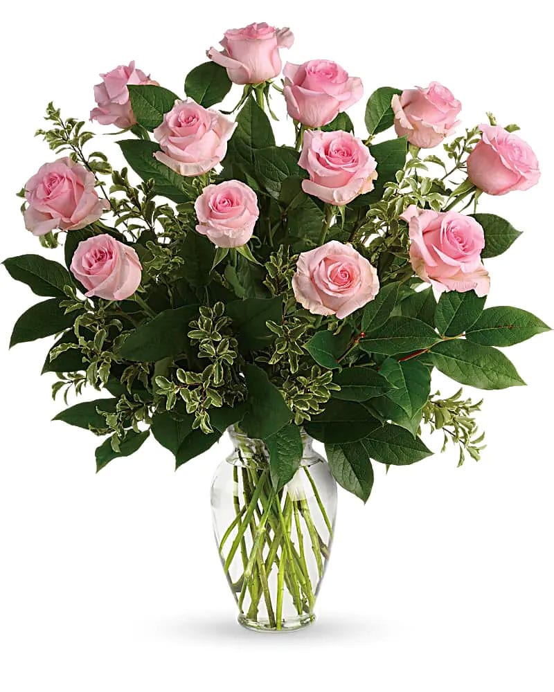 あブーケ Say Something Sweet Pink Roses in Norwalk CT - Bruce's Flowers