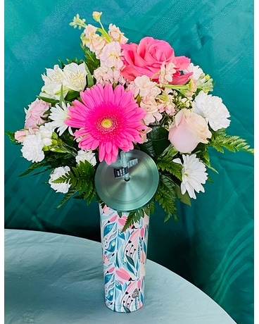 Garden Tumbler Flower Arrangement