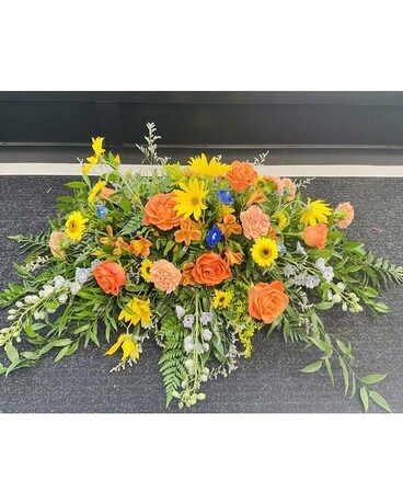 Custom Sympathy Flower Arrangement