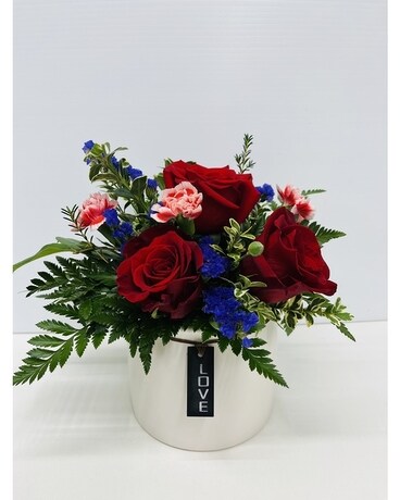 Love You Flower Arrangement