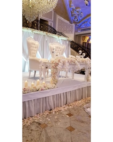 Venetian Sweetheart Table In Staten Island Ny Sam Gregorio S Florist