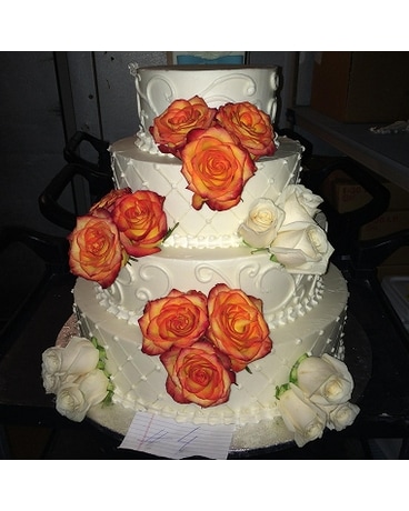 Cake Flower Arrangement