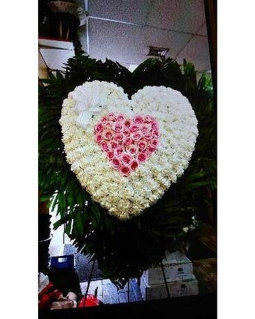 Heart in Heart Flower Arrangement
