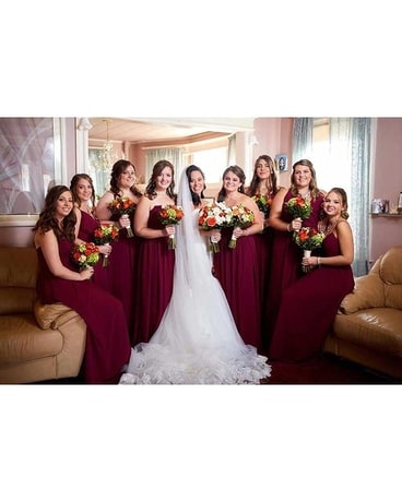 Bridal Party Flower Arrangement
