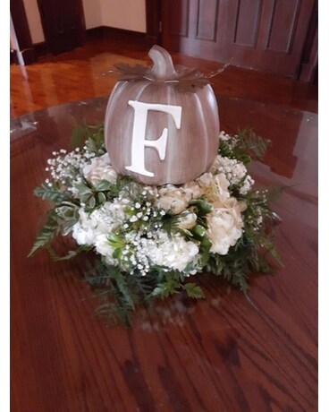 Pumpkin Centerpieces Flower Arrangement
