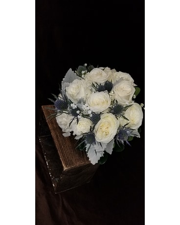White Roses Flower Arrangement