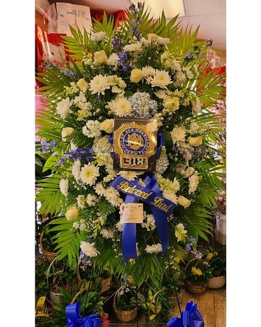 Badge Flower Arrangement