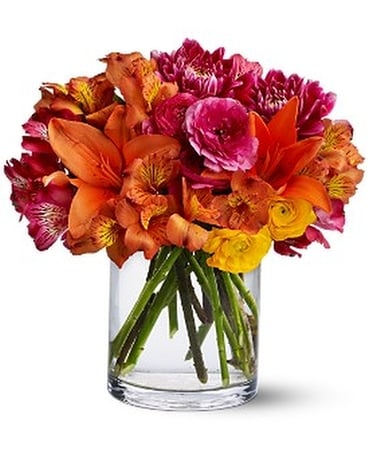 Watercolor Wonder Flower Arrangement