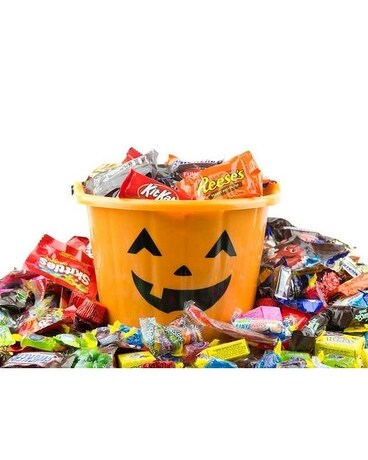 Halloween Trick or Treat Flower Arrangement