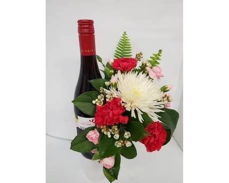 Bottle Bling Flower Arrangement
