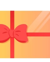 Gift Certificate's size,  inches height and  inches wide.