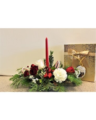 Christmas Centerpiece #4 Flower Arrangement