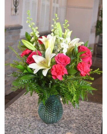 Blue Raspberry Flower Arrangement