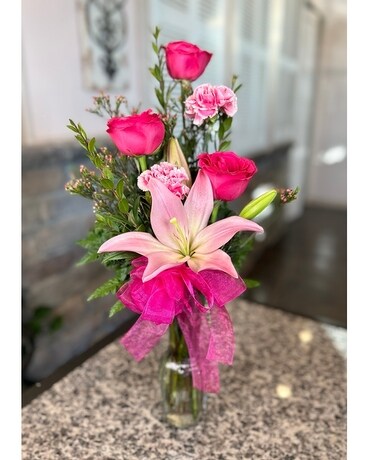 Pink Mink Enchantment Flower Arrangement