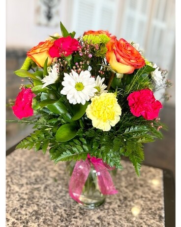 Sunshine Valentine Flower Arrangement