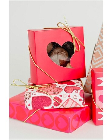 1/4# Gourmet Chocolate Flower Arrangement