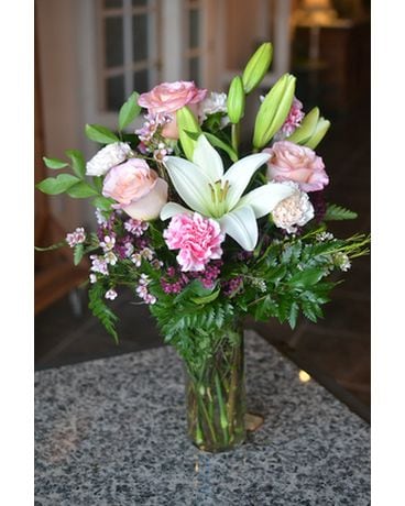 Blush & Bashful Flower Arrangement