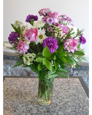Grape Soda Flower Arrangement