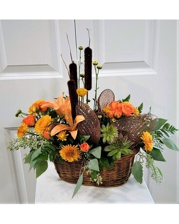 All About Fall Flower Arrangement