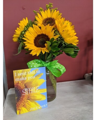 Did it make you smile Flower Arrangement