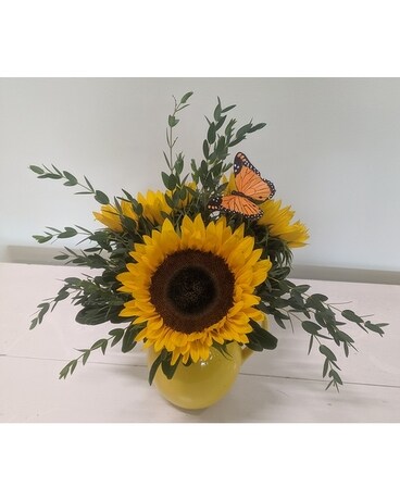 Sunshine Plain and Simple Flower Arrangement