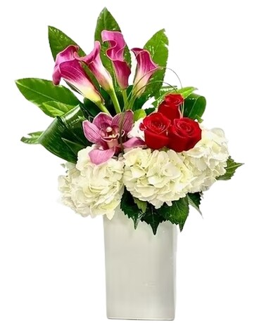 Kissed By a Rose Flower Arrangement